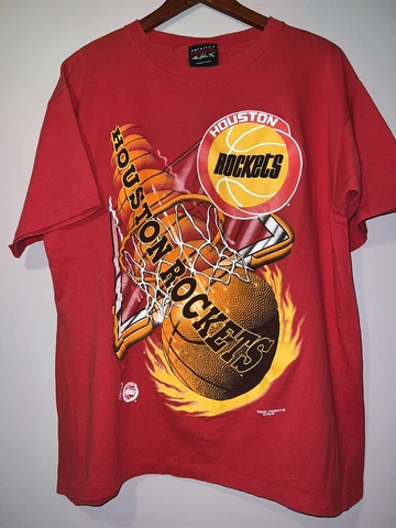 VINTAGE 1990's HOUSTON ROCKETS MAGIC JOHNSON T's SHIRT large Cover