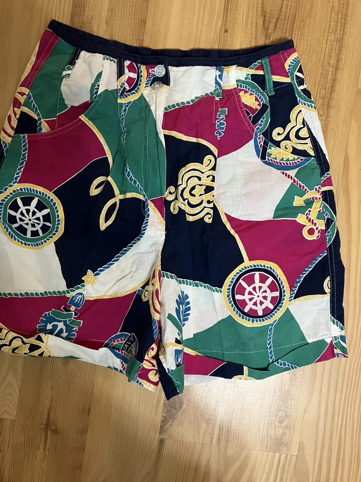 Shorts náutico vintage Crazy Horse por Liz Claiborne feminino tamanho 8 - Imagem 1 de 4
