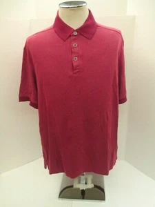 Nat Nast Luxury Originals Men Large Burgundy S/Sleeve Pullover Polo Golf Shirt - Bild 1 von 8