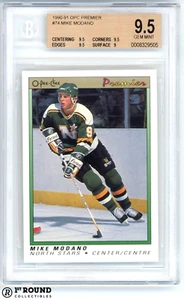 Mike Modano RC BGS 9.5: 1990-91 OPC Premier Rookie Card - Picture 1 of 3