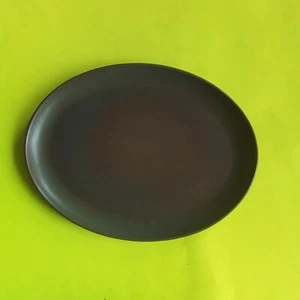 DENBY LANGLEY SHERWOOD PLATTER, OVAL, 13 1/2"× 10 1/4" GREEN, 1960'S, MCM - Imagen 1 de 8