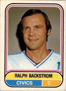 1975-76 O-PEE-CHEE WHA HOCKEY #23 RALPH BACKSTROM DENVER SPURS
