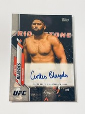 Curtis Blaydes UFC 2020 Topps Certified Autograph Issue Auto Card #UFCA-CB