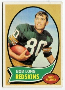 1970 Topps #53 Bob Long Washington Redskins - Rookie Card - Picture 1 of 2
