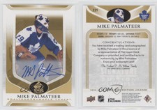 2020-21 SP Signature Edition Legends Gold Spectrum Foil Mike Palmateer #231 Auto