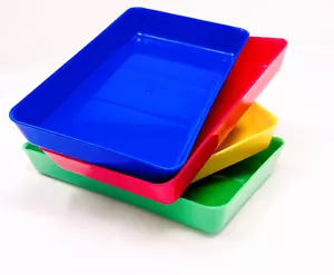 4-STÜCK MATERIALSCHALE für Buntstifte Kinder-Schere zum TOP PREIS - Bild 1 von 8