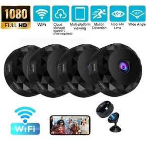 4pcs Wireless Smart Security Cameras, 1080P, App Control, USB, for Home/Car - Picture 1 of 9
