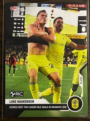 2021 Topps Now MLS #54 Luke Haakenson Nashville SC RC - Image 1 of 2