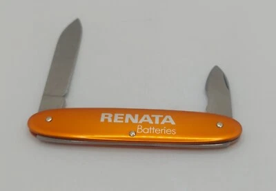 复古 VICTORINOX ORANGE ALOX SMITH SUPPLY HOUSE RENATA 瑞士军队口袋刀  — 第 1/4 张图片