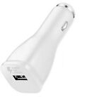USB 3 FAST CHARGING CAR CHARGER ADAPTER WHITE COMPATIBLE WITH SAMSUNG iPHONE HU