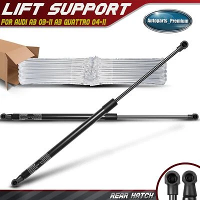 2x Rear Hatch Lift Supports Shocks Struts for Audi A3 03-11 A3 Quattro Hatchback - Image 1 of 4