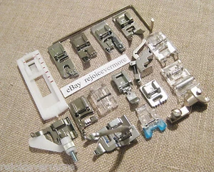 17 Presser Feet Set  Bernina Sewing Machine  Artista,  Auctiva, Aurora, Virtuosa - Picture 1 of 4