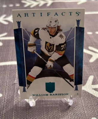 2022-23 Artifacts #15 William Karlsson Turquoise Variation - Image 1 of 2