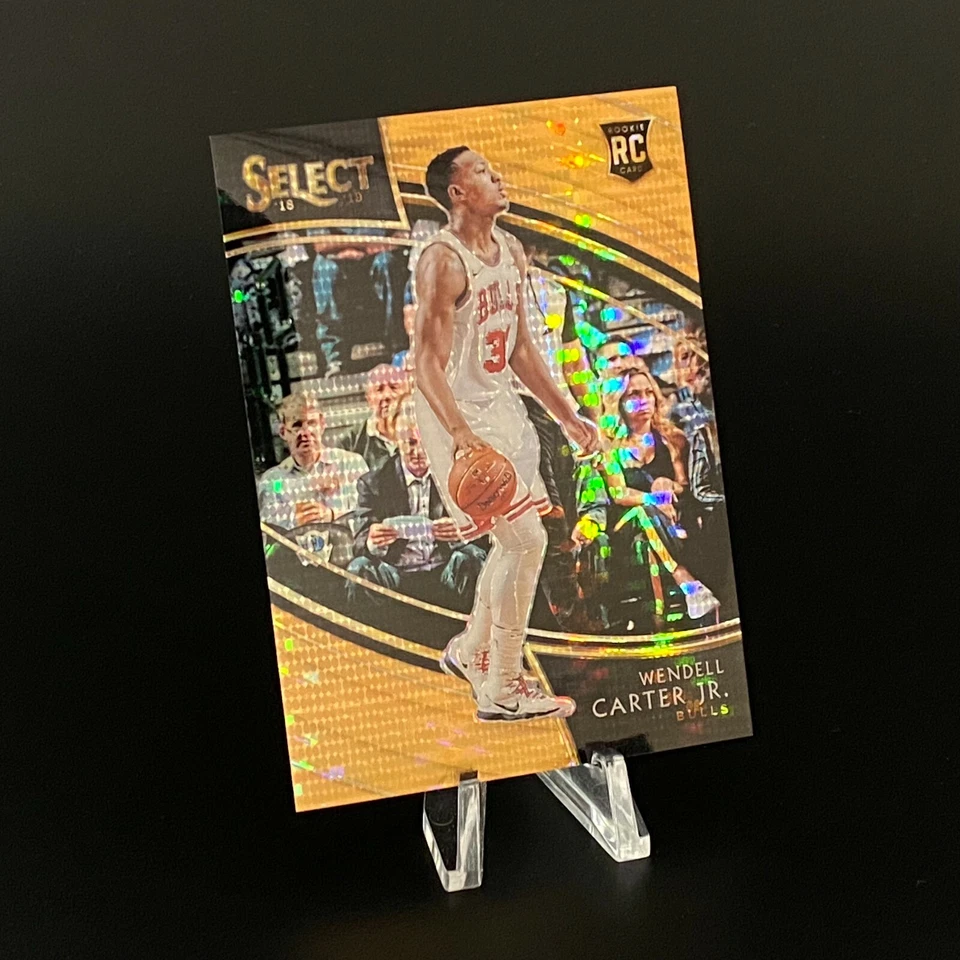 2018 FOTL Select Courtside Neon Orange Pulsar Wendell Carter Jr. RC /13 Orlando - Image 1 of 2