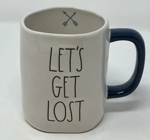 Rae Dunn Tasse "Let's Get Lost", Camp Mug, Travel Mug, Geschenk für Ihn, NEU - Bild 1 von 4