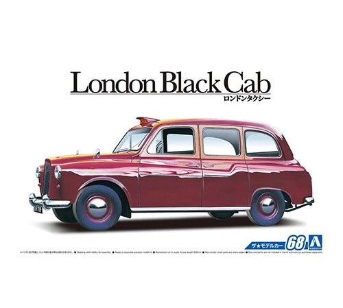 TAXI LONDINESE BLACK CAB 1968  1/24 AO05487 kit montaggio plastica  - Immagine 1 di 1
