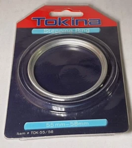 55-58mm Metal Step Up Lens Filter Converter Adapter Ring 55mm-58mm 55-58 Tokina - Picture 1 of 5