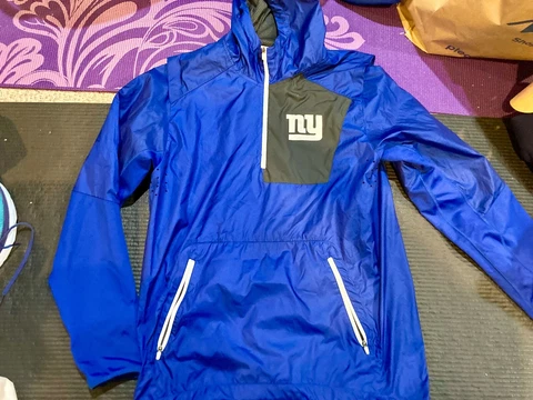 New York Giants Nike On Field Vapor Speed Fly Rush Half-Zip Jacket Size S NWOT Cover