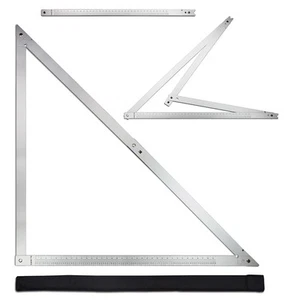 48 Aluminum Combination Square Carpenter Tools | Adjustable 45° & 90° Angles ... - Picture 1 of 9