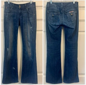 Hudson Low Rise Schlagjeans Größe 28 Tall 32" Schrittlänge - Bild 1 von 10