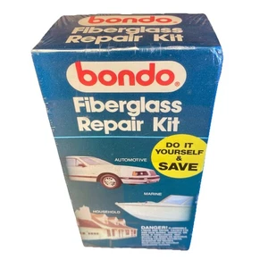 Vintage Bondo No. 420 Fiberglass Repair Kit Auto Boat Home FOR DISPLAY ONLY NOS - Bild 1 von 8