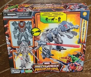 Marvel Mech Strike Mechasaurs: 4" ULTRON PRIMEVAL & T-REX (2023, Hasbro) #F6596 - Picture 1 of 4