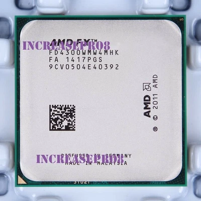 AMD FX-4300 FD4300WMW4MHK Processor 3.8GHz Socket AM3+ CPU 95W 4000MHz - Image 1 of 4