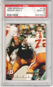 REGGIE WHITE 1994 Bowman #132 PSA 10 GEM MINT - PACKERS - Picture 1 of 2