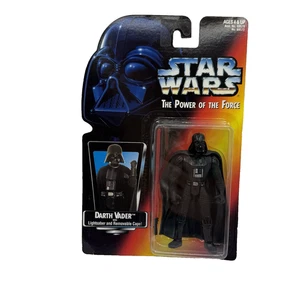 1995 STAR WARS THE POWER OF THE FORCE Darth Vader Long Saber Removable Cape RED - Picture 1 of 5