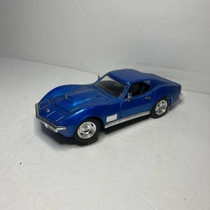 Corvette 1968 escala 1/24 azul rueda trasera lado pasajero falta - Imagen 1 de 7
