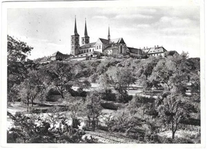 Vintage Deutschland RPPC Postkarte Bamberg Schloss Stift Michaelsberg - Bild 1 von 2