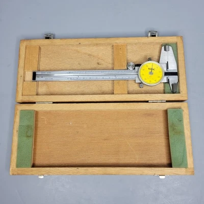 Vintage JAPAN NSK Micrometer Dial Vernier Caliper 6” Original Box .001” 780-711 - Image 1 of 4