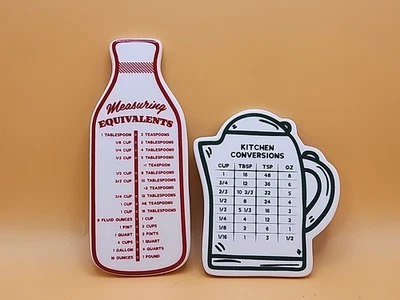 Target Bullseye Cocina Medición Conversión y Equivalentes Imanes de Nevera Hornear Foto 1 de 3