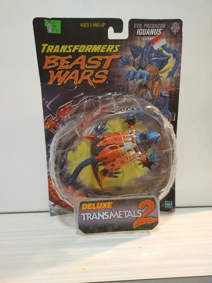 Transformers Beast Wars Iguanus Transmetals запечатанный в коробке 1999 - Изображение 1 из 4