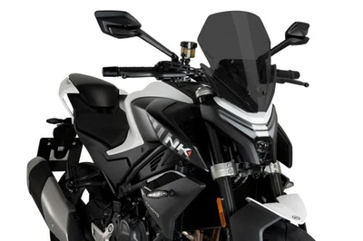 Pantalla deportiva Puig Dark Smoke nueva generación CF Moto 450NK 2023-2025 Foto 1 de 4