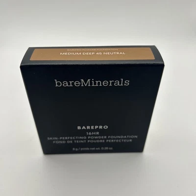 bareMinerals Barepro Powder Foundation 16hr Skin Medium Deep 45 Neutral - Image 1 of 3