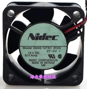 1pc D04G-12TS1 12V 0.11A 4020 4cm 2-Wire Cooling Fan - Picture 1 of 2