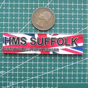 Placa de exhibición de plástico modelo 1/700 1/350 HMS SUFFOLK mn102-1 - Imagen 1 de 3