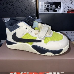 DS Travis Scott x Jordan Jumpman Jack TR Bright Cactus Toddler Size 9c - Picture 1 of 11