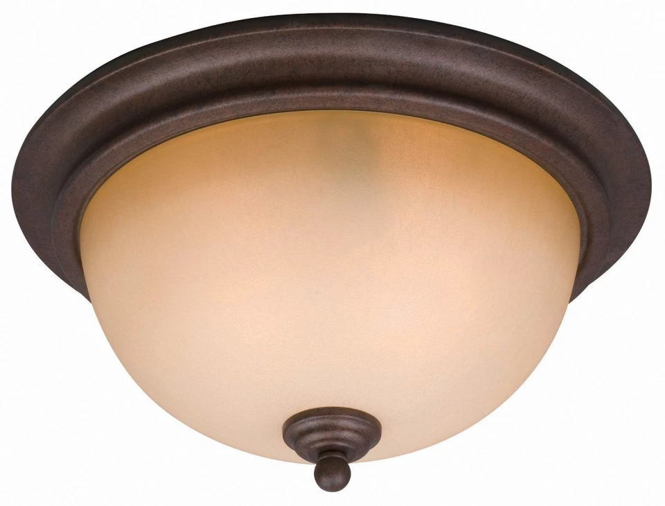 Bennington Antiguo Bronce 2 Luces Montaje Al Ras #101134 Foto 1 de 1