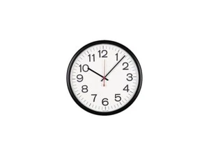 Universal UNV11381 Indoor/Outdoor Clock, 13-1/2in, Black - Picture 1 of 1