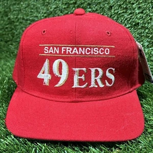 San Francisco 49ers Starter NFL Vintage NFL 100% Wool Snapback Sports Hat Cap - Picture 1 of 23