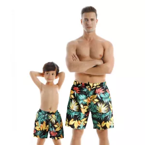 Mens Swimming Board Shorts Swim Shorts Trunks Swimwear Beach Summer Boys - Picture 1 of 21