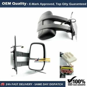 Unidad de espejo retrovisor completo eléctrico de brazo largo RHS para IVECO Daily 2006 a 2014  - Imagen 1 de 2