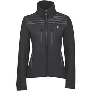 Dublin Ladies Zoe NWOT Equestrian Jacket XS Soft shell Black - Picture 1 of 8
