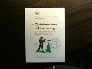 Zella-Mehlis, Broschüre, Briefmarkenausstellung 1983 + Beleg (99) - Picture 1 of 2