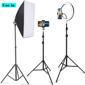 Adjustable Height Light Tripod Photo Video Fill Lighting Stand with 1/4 Screw GE
