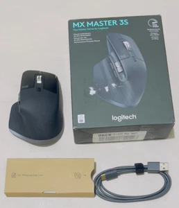 Logitech MX Master 3S Performance Wireless Mouse -Graphite *B-GRADE* (FREE SHIP) - Picture 1 of 13