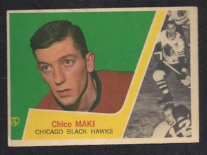 1963 Topps #41 Chico Maki Vintage Chicago Black Hawks NHL Hockey 1963-64 - Bild 1 von 2