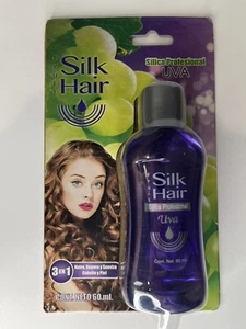 FRUIT SILK HAIR GOTAS DE SEDA SILICA PROFESIONAL UVA 60ml (2oz) c/u ๐ - Picture 1 of 2